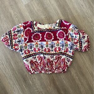 Catherine Malandrino Multicolor Floral Top